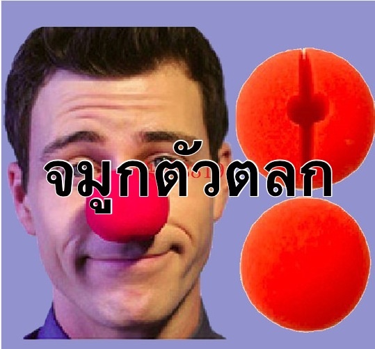 จมูกแดง จมูกตัวตลก