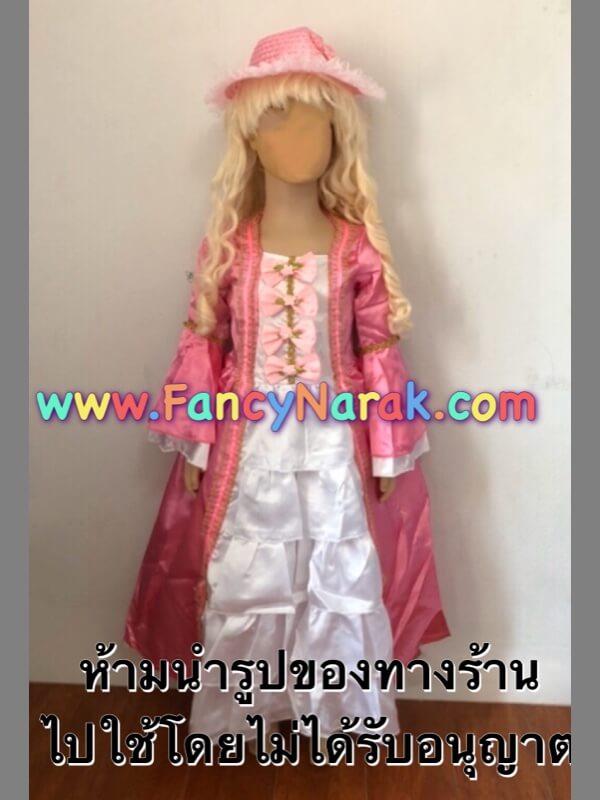 ชุดอังกฤษ  พร้อม หมวก ชุดยุโรป