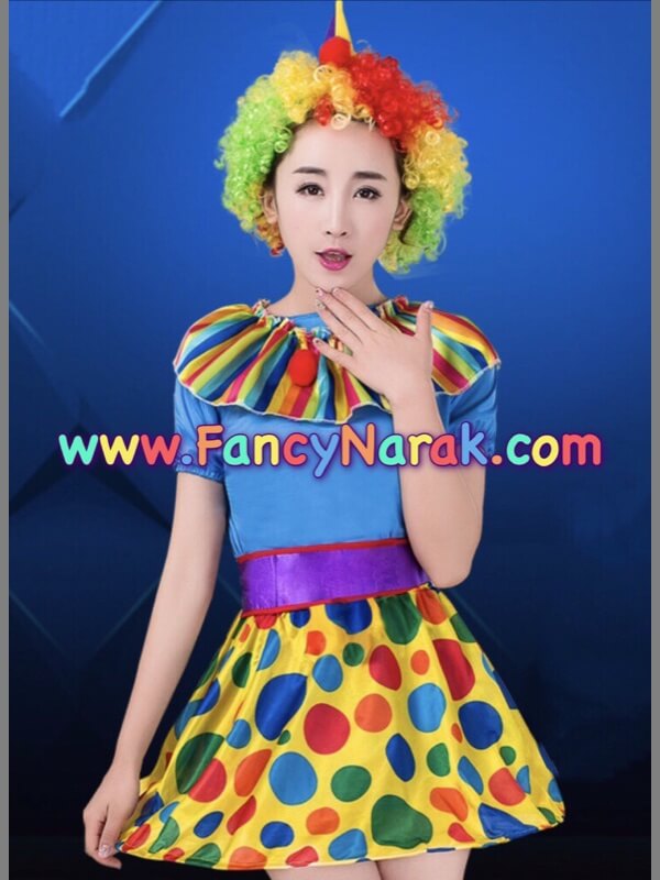 ชุดตัวตลก พร้อมกิ๊บติดผม (ไม่รวมวิก)