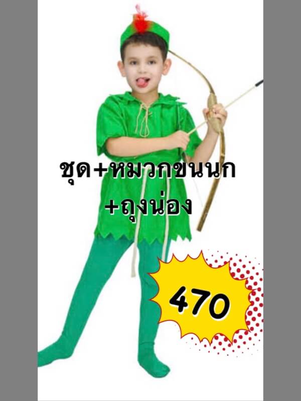 ชุดปีเตอร์แพน peter pan ชุดปีเตอร์แพน peter pan