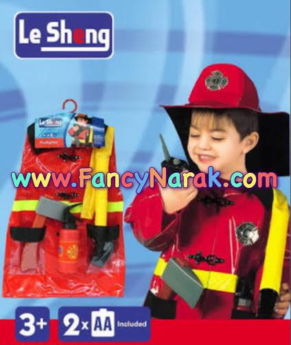 ชุดนักดับเพลิง ขนาดเด็กอายุ 3-7 ขวบ ชุดนักดับเพลิง ขนาดเด็กอายุ 3-7 ขวบ