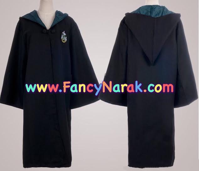 เสื้อคลุม บ้านสลิธีริน หน้าอกปัก SLYTHERIN เสื้อคลุม บ้านสลิธีริน หน้าอกปัก SLYTHERIN