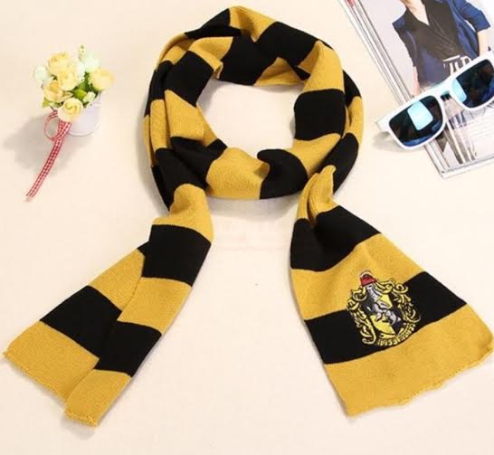 ผ้าพันคอ ฮัฟเฟิลพัฟ  Hufflepuff  scarf 170X17 cm