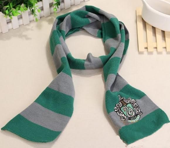 ผ้าพันคอ สลิธีริน Slytherin scarf 170X17 cm