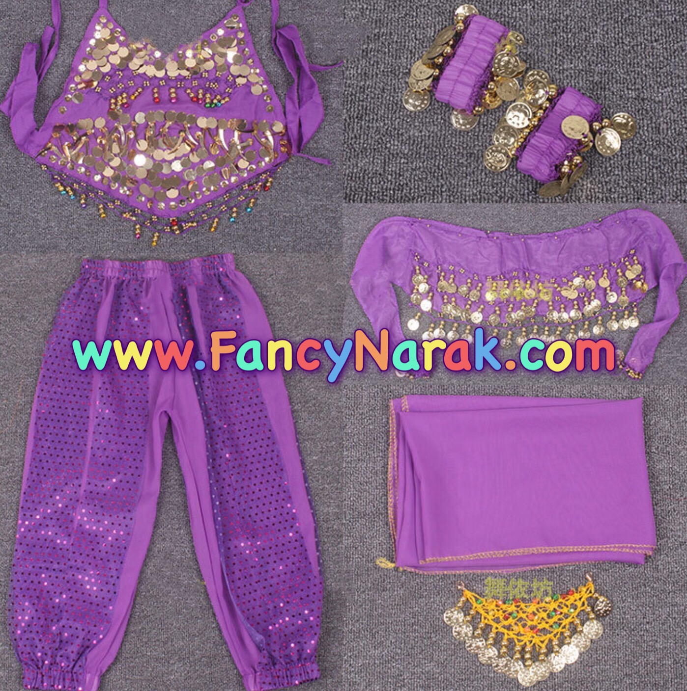 ชุดระบำหน้าท้อง Belly Dance