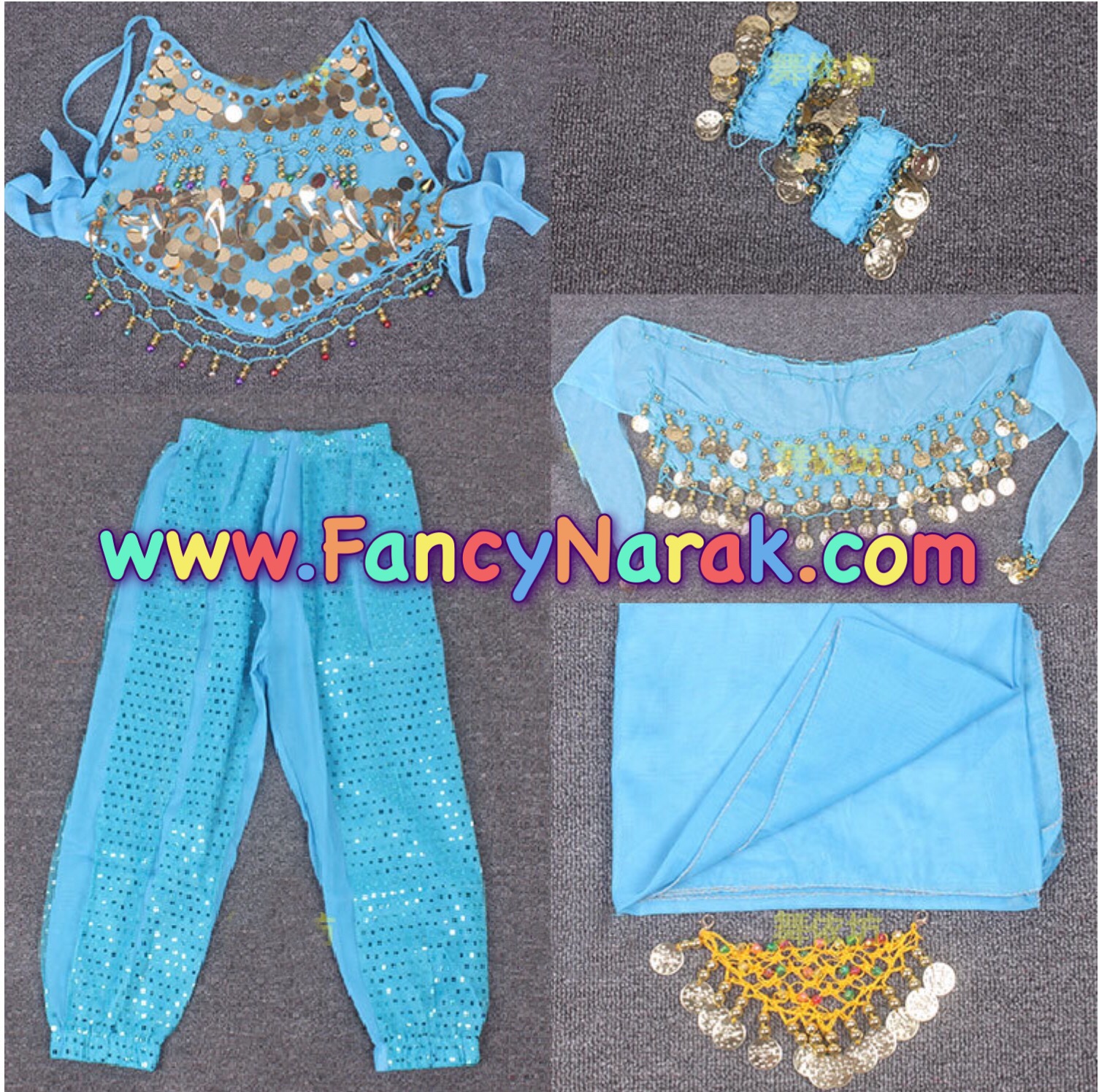 ชุดระบำหน้าท้อง Belly Dance