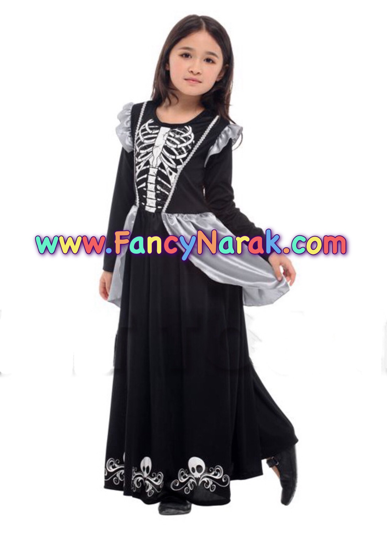 ชุดฮาโลวีน ชุดโครงกระดูก หรูหรา Halloween skeletal