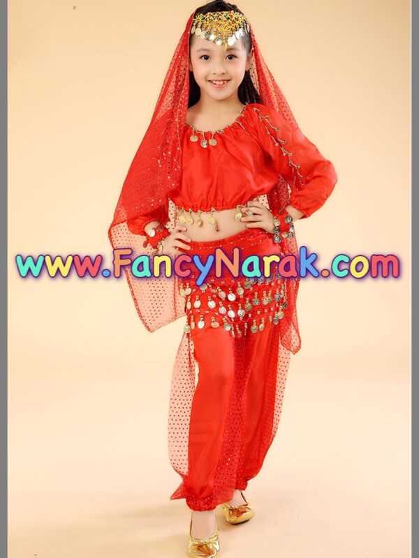 ชุดระบำหน้าท้อง (แขนยาว) Belly Dance