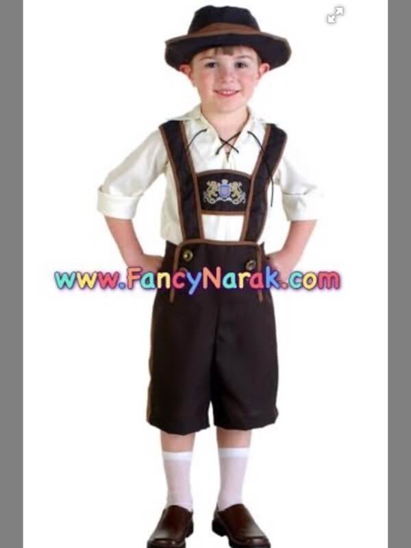 ชุดเยอรมัน ชุดนานาชาติ พร้อมหมวก oktoberfest german