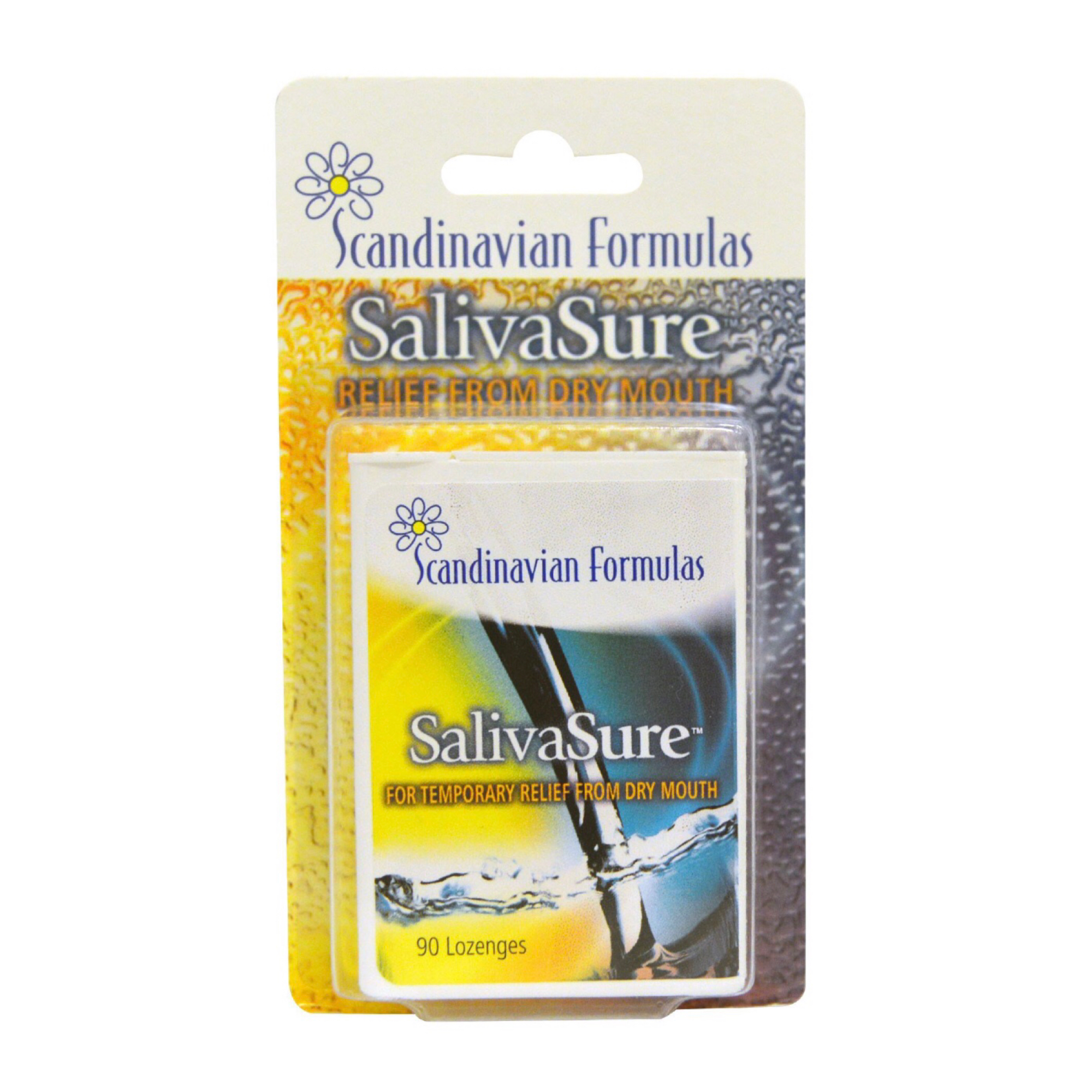 ลูกอมน้ำลายเทียม  salivasure 90 เม็ด