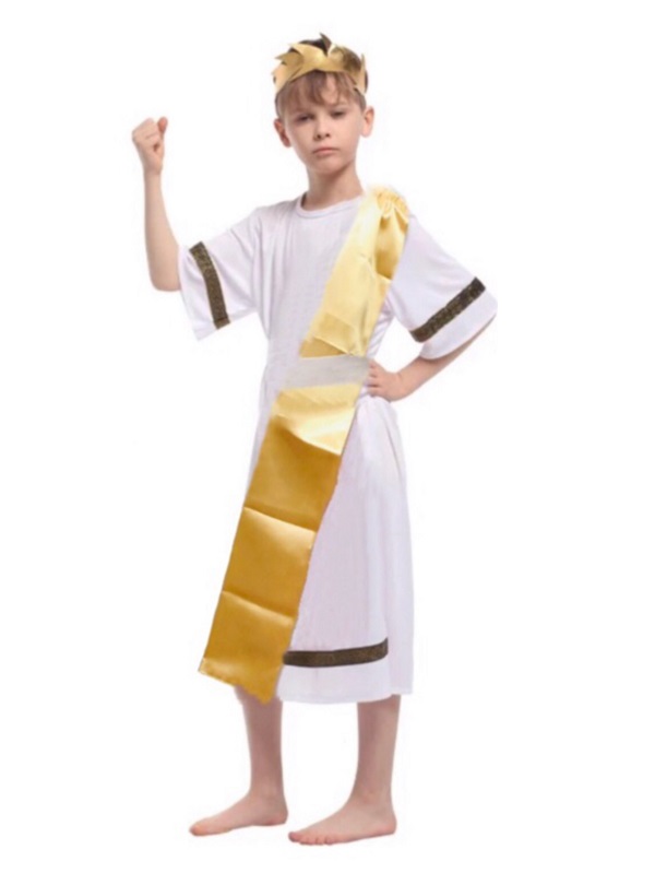 ชุดกรีก ผ้าคาดสีทอง Greek Gold