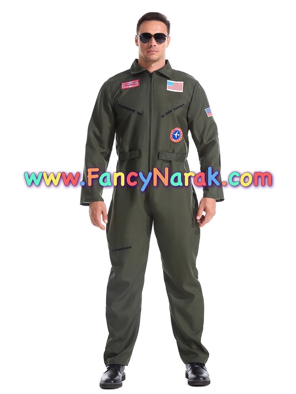 ชุดนักบิน F16 (โลโก้มีลายธงชาติ USA)